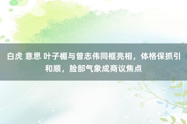 白虎 意思 叶子楣与曾志伟同框亮相，体格保抓引和顺，脸部气象成商议焦点
