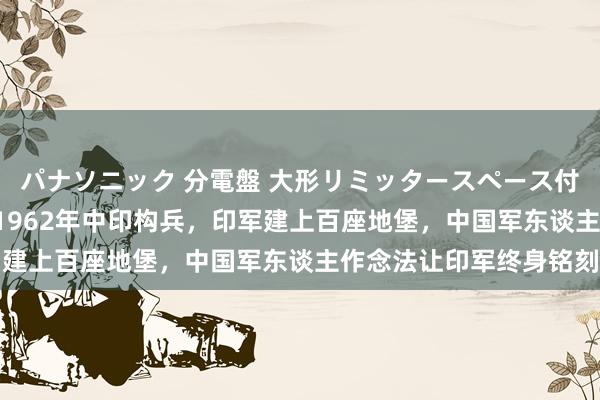 パナソニック 分電盤 大形リミッタースペース付 露出・半埋込両用形 1962年中印构兵，印军建上百座地堡，中国军东谈主作念法让印军终身铭刻