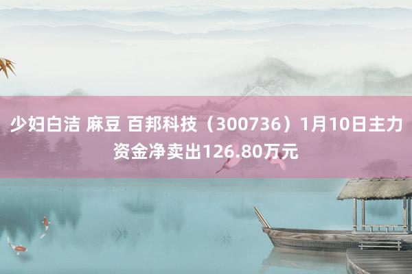 少妇白洁 麻豆 百邦科技（300736）1月10日主力资金净卖出126.80万元