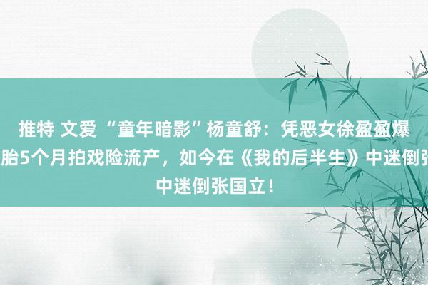 推特 文爱 “童年暗影”杨童舒：凭恶女徐盈盈爆红，怀胎5个月拍戏险流产，如今在《我的后半生》中迷倒张国立！