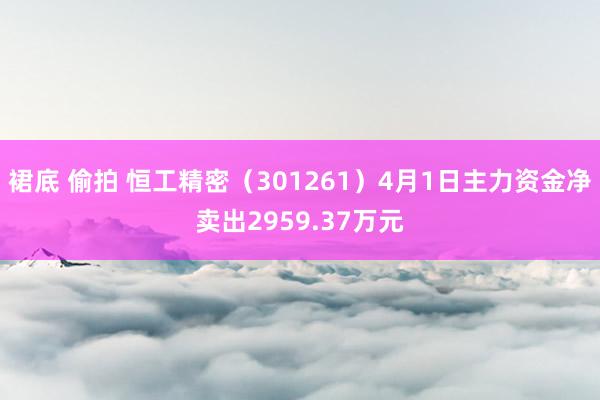 裙底 偷拍 恒工精密（301261）4月1日主力资金净卖出2959.37万元